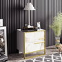 Hanah Home Mesilla de noche Polka - White